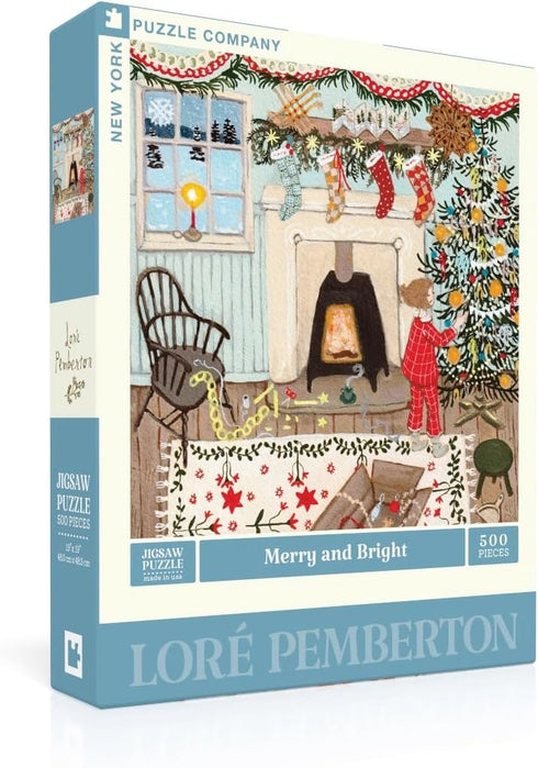 New York Puzzle Company - Lor Pemberton Merry and Bright - 500