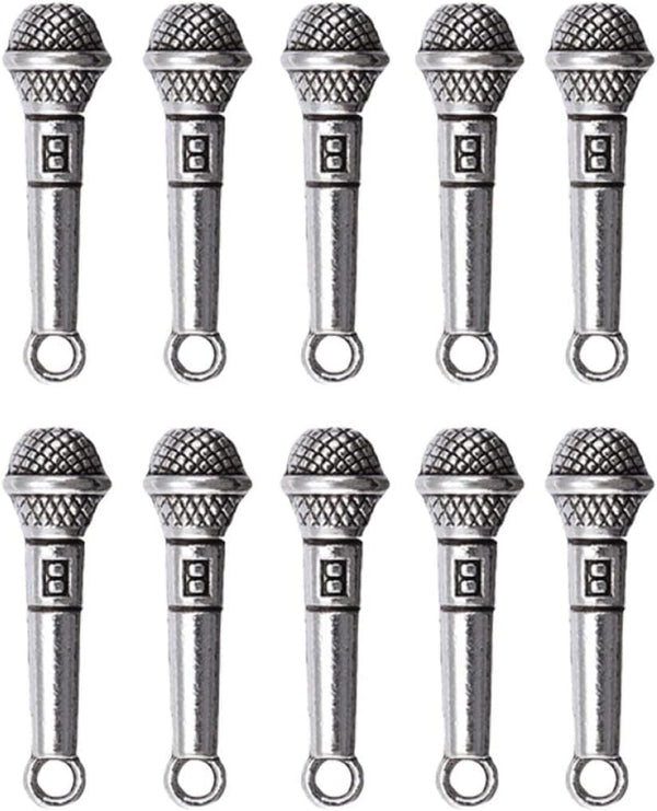 Toyvian Dollhouse Decor Musical Doll, 1:12 Scale Miniature Microphone Musical Instruments Dollhouse Accessories