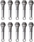 Toyvian Dollhouse Decor Musical Doll, 1:12 Scale Miniature Microphone Musical Instruments Dollhouse Accessories