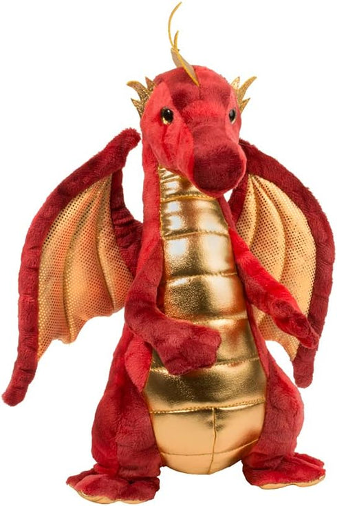 Eugene the Red Dragon Plush Toy - Soft and Huggable Stuffed Animal