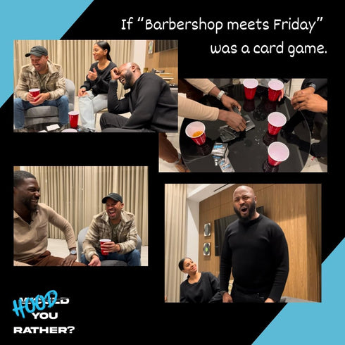Doin' The Most - Hood You Rather: Urban Black Culture Party Game for Adults, 200 Mind-Blowing Cards, Ages 17+