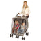 Jeep Side by Side Stroller Weather Shield, One Size, White