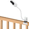 Baby Monitor Mount, Compatible with Owlet Cam/Duo, 15.7in Flexible Clip, Wall Mount, Adjustable Metal