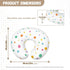 Goronwyfloyd Colorful Dot Nursing Pillowcase Ultra Soft Comfortable Newborn Nursing Pillow Case Stain Resistant