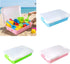 GWUIOREX Multipurpose Sensory Bin, Sand Tray with Lid, Portable Storage Box, Perfect for Sandbox, Poolside, Beach