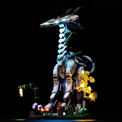 Kyglaring LED Lighting Kit for Lego Horizon Forbidden West: Tallneck 76989 Model Building Set - Classic Version (No