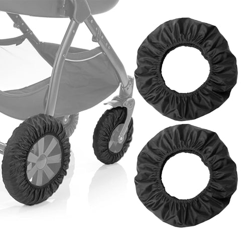 Baby Stroller Wheel Cover - Noise Reducing & Anti-Scratch Cart Wheel Tire