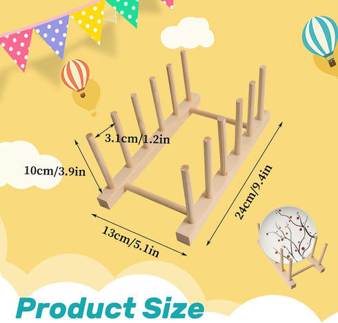 Wooden Puzzle Display Stand, 4 Pcs Puzzle Storage Rack and Organizer for Kids and Adults Craft Collection Lovers