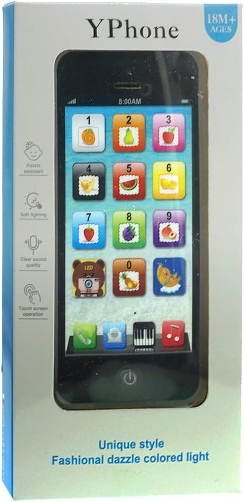 1 Pc Phone Kids Learning Toy, Play Cell Phone with USB Rechargeable