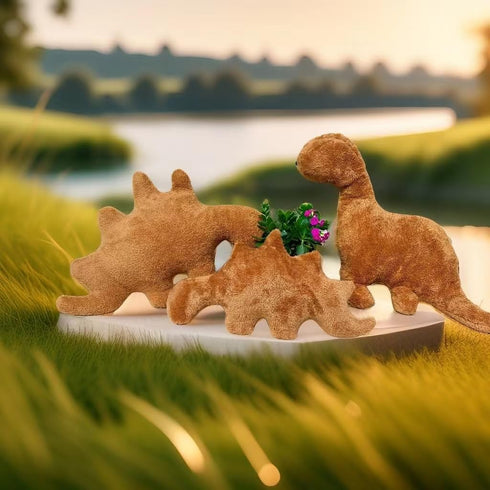 24 inch Large Dino Nugget Pillow, Tanystropheus Dino Chicken Nugget Plush Toy, Birthday Gift for Kids