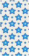 miaozhen Cotton Baby Crib Sheets Soft Stretchy Blue Stars Dot Blue Light Toddler