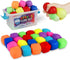 BitsFun Mini Cubes Squishy Fidget Toys Squeeze Toys- 24Pack Stress Cubes Mini Bulk