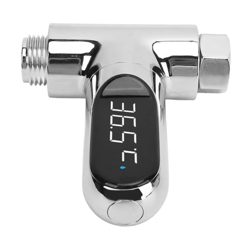 Hamwesh 360 Shower Thermometer, LED Digital Display with Rotating Screen Instant Read for Home Bathroom Kitchen, Baby