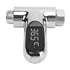 Hamwesh 360 Shower Thermometer, LED Digital Display with Rotating Screen Instant Read for Home Bathroom Kitchen, Baby