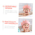 KOMBIUDA Boy Girl Bath Caps Adjustable Shampoo Hat for Boy Girl Crown Shape Design for Fun Bathing Protects Eyes