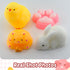 mpoakid 4 Pack, Taba Squishy Toys Soft Sensory Fidget Squeeze Toys for Stress Relief, Kawaii Fufu Squishies for Kids