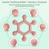 3 Pack 6-24 Meartchy Baby Teething Toys, BPA-Free Silicone Baby Teether Toys Teething Relief, Chew Toy for Babies