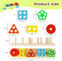 LovesTown 20PCS Montessori Toys, Wooden Sensory Toys Stacking Sorting Toys Toddler Learning Toy Activities Puzzles for Toddlers Kids Baby Boys Girls Birthday Gifts