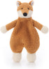 Apricot Lamb Stuffed Animals Security Blanket, Yellow Fox Infant Nursery Character Blanket, Luxury Snuggler Plush