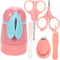 Nail Case Nail Clippers Scissors Tweezers for Newborns Essential Grooming Kit for
