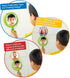 hand2mind Set, Set 4 See My Feelings Mirror, Play Therapy Toys, Mindfulness for Kids, Emotional Regulation Activities