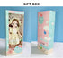 Anime BJD Doll 1/7 SD Dolls 9 Inch 18 Ball Jointed Doll DIY Toys with Clothes Outfit Shoes Non-Adjustable Hair Makeup,Best Gift for Girls Kids Children -Rita