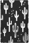 Black and White Cactus Crib Sheets, Stretchy Fitted for Boys Girls, Unisex Cozy Baby Crib Sheet 28 x 52 x 9 Inches