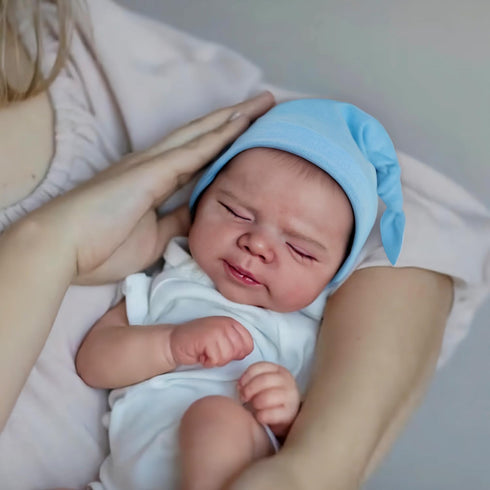 18 Inch 3+ CHAREX Realistic Reborn Baby Dolls Boy - Newborn Sleeping Baby Dolls, Lifelike Reborn Baby Dolls