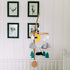 Baby Crib Mobile, Starry Woodland Night, Mint - Nursery Decoration Crib Mobile for Boys and Girls