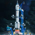 Vilbocr Set 130-Piece 6-12, Space Rocket Building Blocks - STEM Toys for Kids Ages Creative DIY Astronaut Adventure