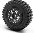 4Pcs 1.0" Soft Rubber Tires for 1/18 TRX4M Defender 1/24 Axial SCX24 Deadbolt Bronco RC Crawler Car (C Style)