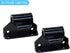 Retractable Baby Gate Replacement Parts Kit (Black), Full Set Wall Mount Accessories with Brackets and Screws
