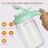 SusuBee 32oz Breast Milk Pitcher with Leak-Proof Flip Cap Wide Mouth Mason Jar Pitcher for Breastmilk Storage Glass