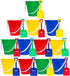 Holady 12 Pack 5'' Inch Sand Beach Buckets Pail with Beach Shovels,Sand Bucket