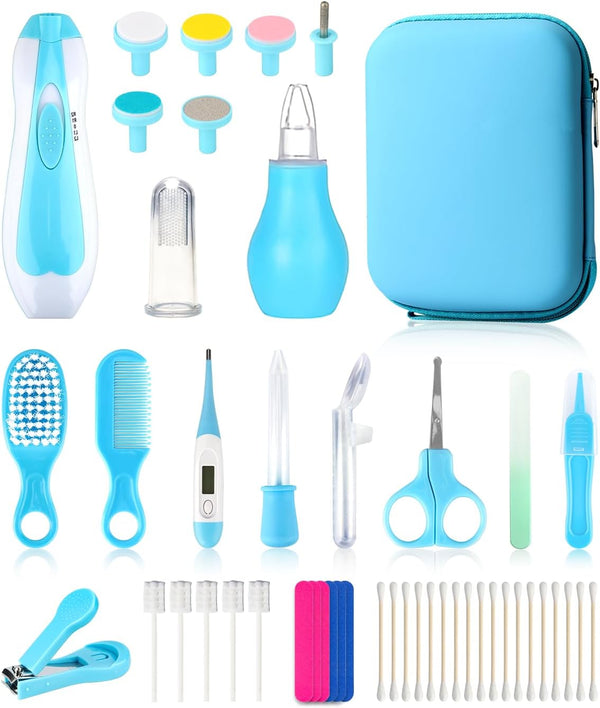Baby Grooming and Healthcare Kit, Portable Baby Safety Care Set with Hair