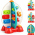 Zcpotizi Space Toy for Toddlers 1-3, Musical Rocket Toy for 1 Year Old
