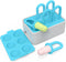 MORLIKE Baby Popsicle Molds Set, BPA Free Ice Pop Molds for Baby Teething Relief, Homemade Breastmilk Popsicle Molds