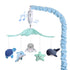 NICEMER Baby Crib Mobile for Boys and Girls, Soft Plush Ocean Characters Mobiles,