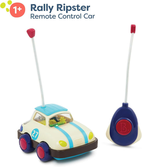 B. toys Rally Ripster Remote Control Car, Light-Up Toy Vehicle for Toddlers, Kids 12 Months +
