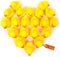 Waterproof No Squeak 20 Pcs 3 Inch Rubber Funny Yellow Ducky Duck Bath Pool Toy for Kid Shower Birthday Party