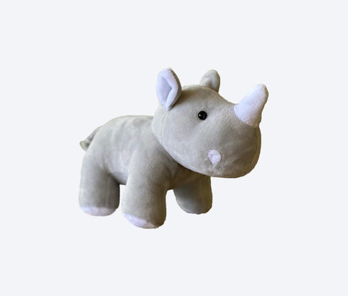 Baby Rhino Stuffed Animal Plushies for Boys & Girls | Super Soft Cute Plushies for Kids' Bedroom | 8-In Safari Stuffed Animals for Girls & Boys | Small Animal Toys for Toddlers 1-3 by Exceptional Home