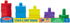 Melissa & Doug Stack and Sort Board - Wooden Educational Toy for age 2+ with 15 Solid Wood Pieces