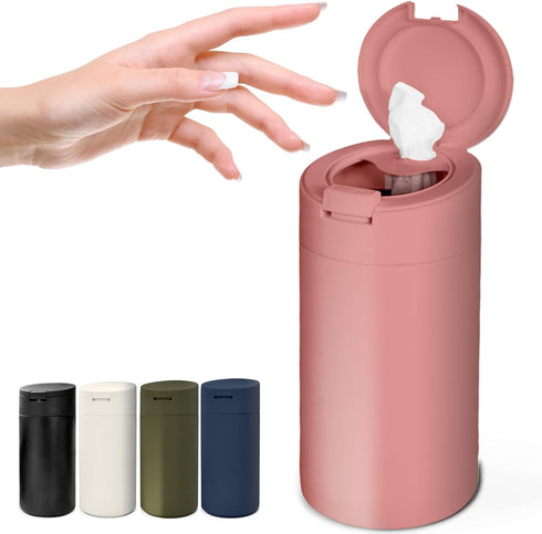 Extra Large Refillable Disinfecting Wet Wipes Dispenser (Pink) | Fits Clorox, Lysol,