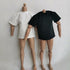 1/6 Custom Scale 2X T-Shirt Clothes for 12" Male Action Figure, Black and White