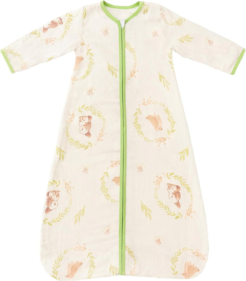 Baby Wearable blanket with Sleeve Muslin Cotton Toddler Sleep Sack Wearable blanket