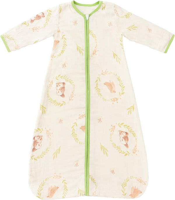 Baby Wearable blanket with Sleeve Muslin Cotton Toddler Sleep Sack Wearable blanket