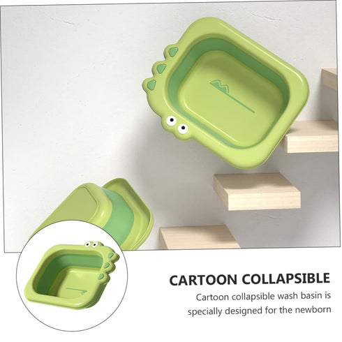 Wash Basin Stuff for Newborn, Portable Bath Basin for Babies, Collapsible Infant Wash Basin