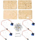 FTVOGUE Robot Arm Kit, 4 DOF DIY Wood Robot Arm SG90 Servo for Raspberry Pi SNAM1500