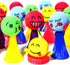PROLOSO Colorful Jumping Popper Bouncy Toy Balls, 24 Pcs Spring Launchers