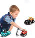 Construction Trucks 6pcs Colorful Mini Assorted Construction Vehicles Alloy Diecast Car Sand Box Excavator Cement Dumper Bulldozer Forklift